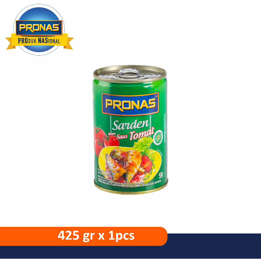 PRONAS Sarden Tomat 425 gr