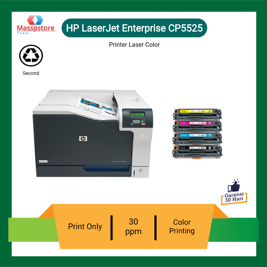 Printer A3 Hp LaserJet CP5525 Printer Laser Color Print undangan Print label stiker sablon