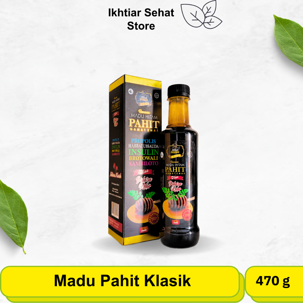 

Madu Hitam Klasik Pahit 470g Madu Pahit