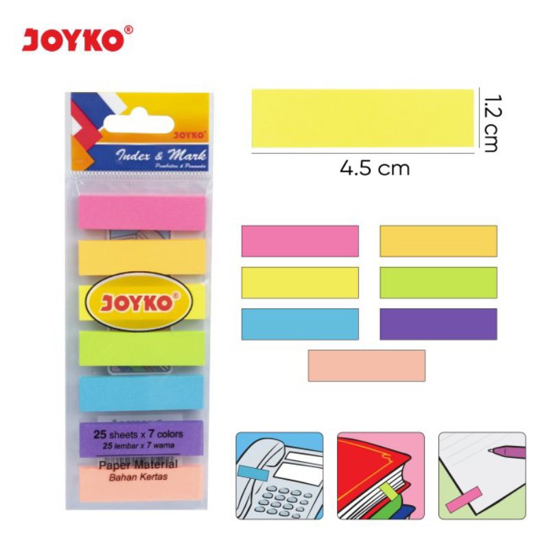 

Joyko Index IM-32 / Pembatas Buku ( paper )