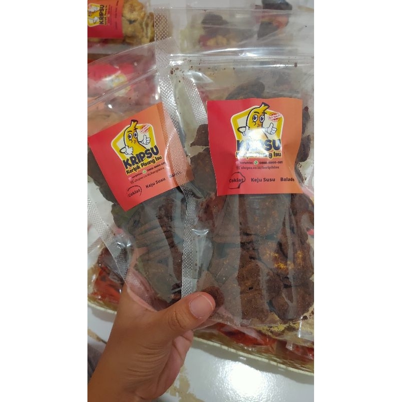 

Kripsu Keripik Pisang coklat 110gr