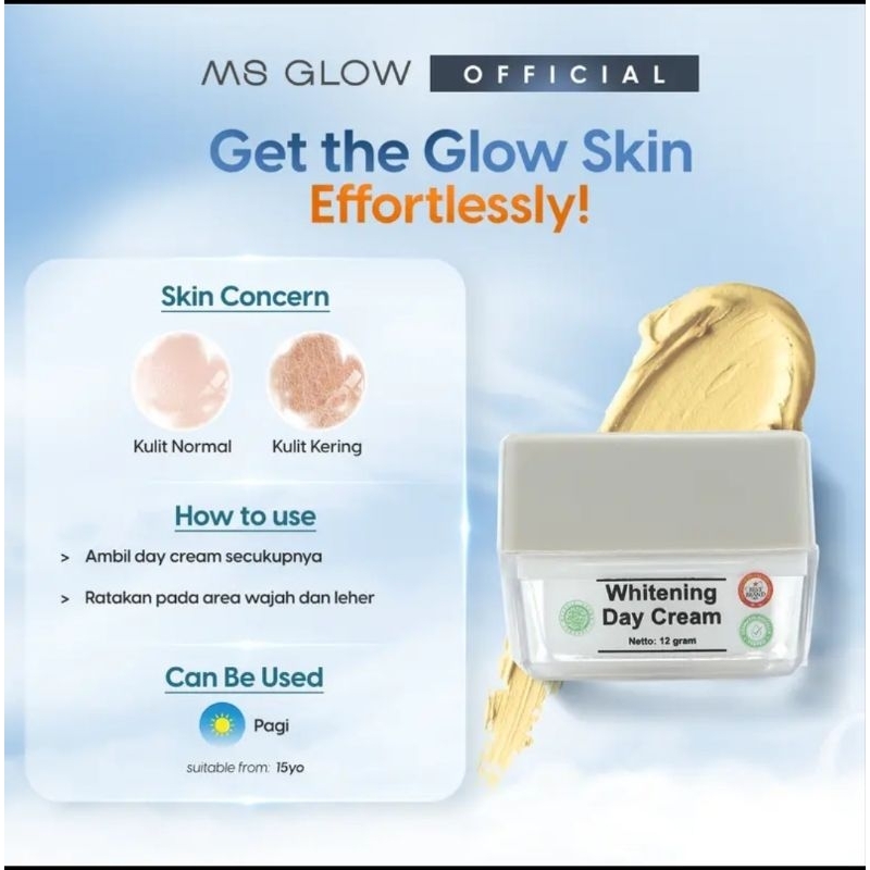NEW Whitening day cream ms glow original / whitening day cream ms glow