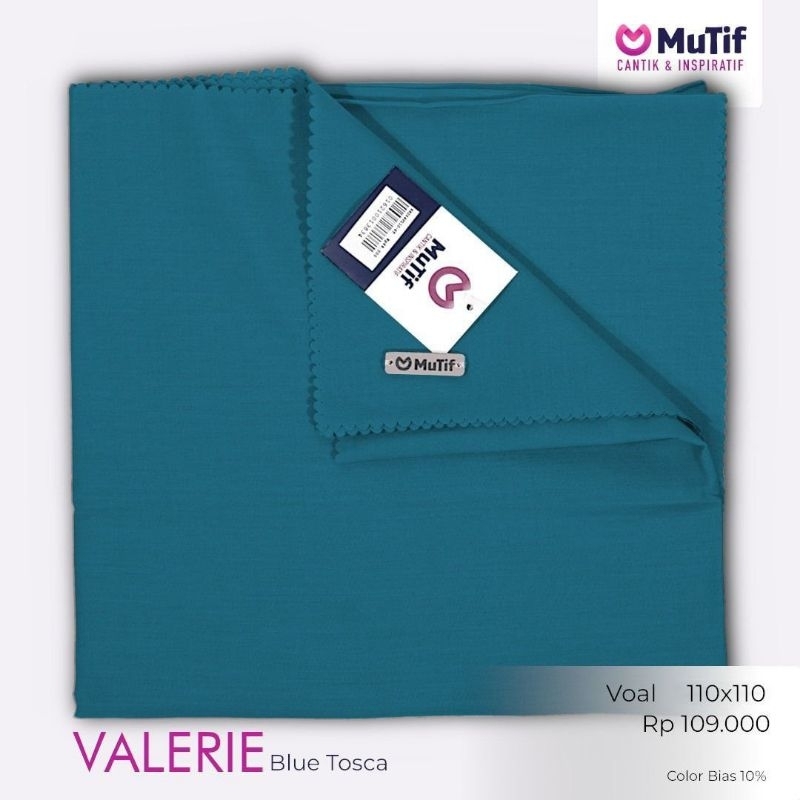 Hijab Mutif Valerie - Blue Tosca