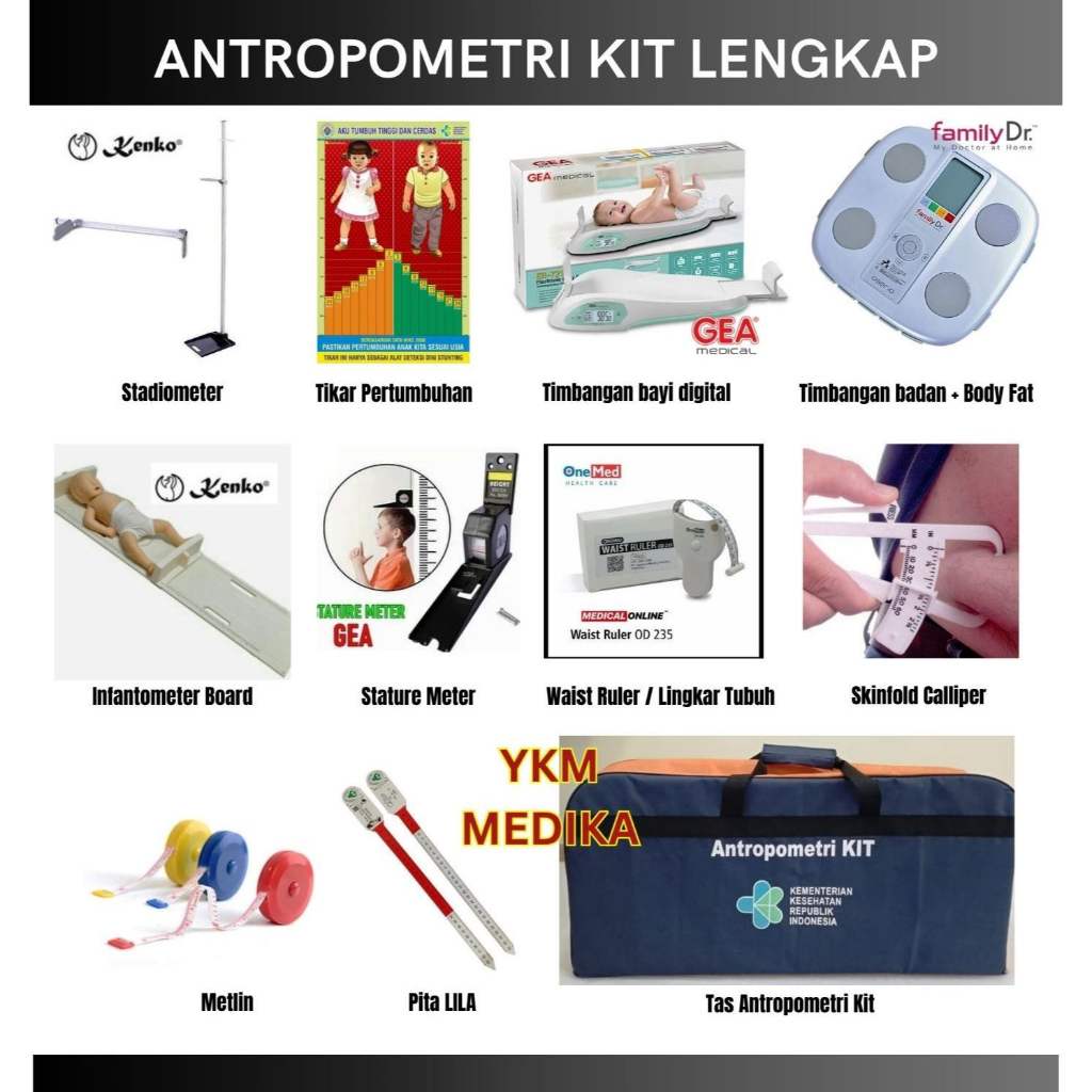 Antropometri Kit Stunting Kit set Paket Lengkap