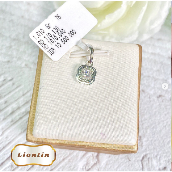 Elco Jewellery - Liontin Berlian Eropa F Vvs | LBRE-00687SH Berkualitas dan Bergaransi