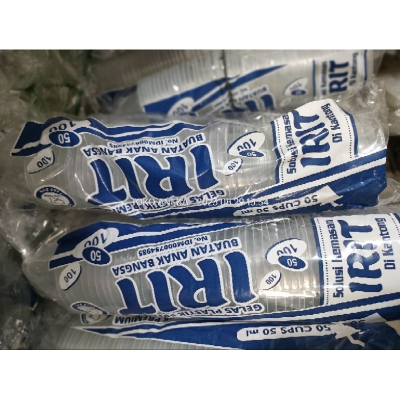 GELAS AGER/CUP PUDING 2 slop 100pcs