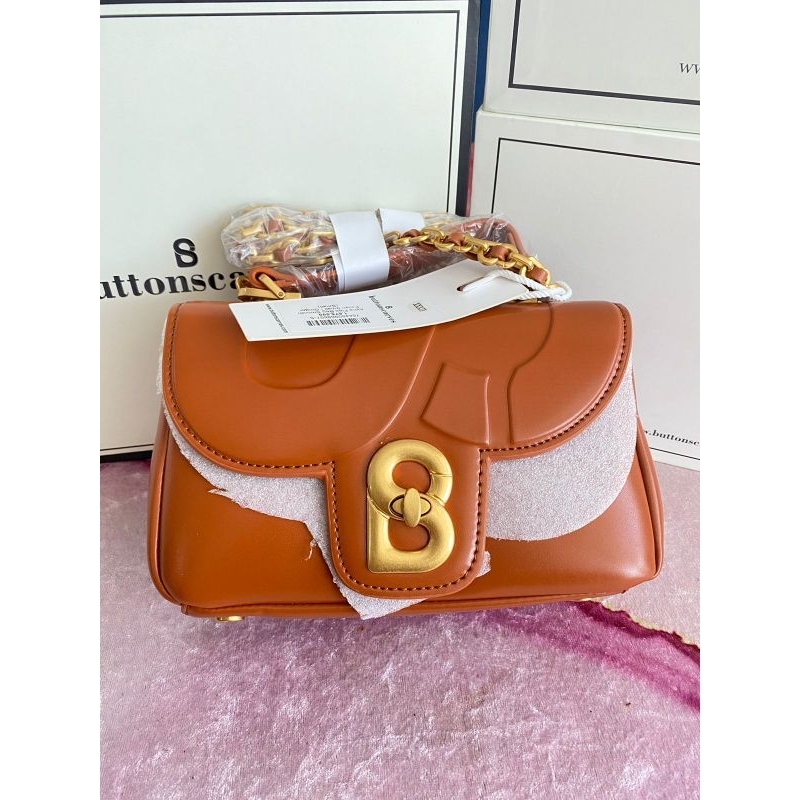 SALE .. NEw new tas alma flap bag smooth under tag sale ada jugabuttonscarves emily in paris prelove