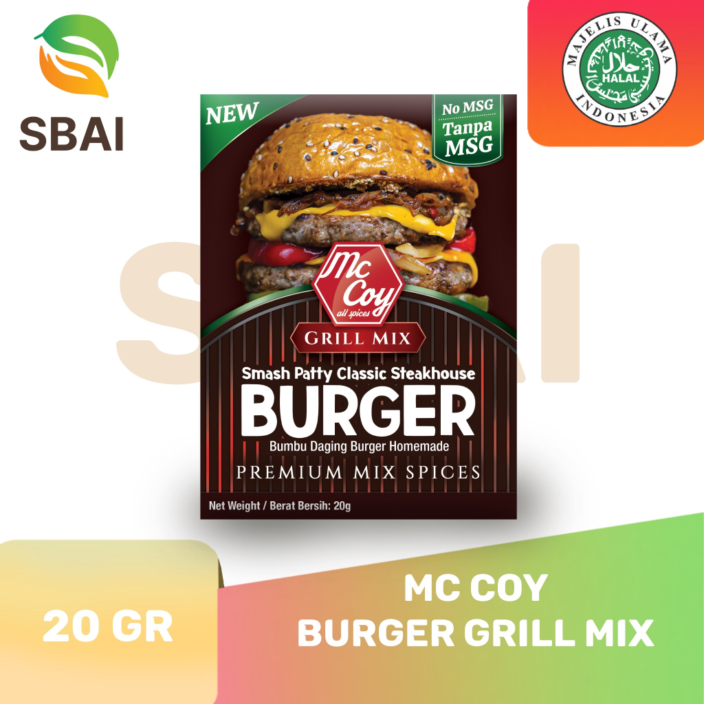 

MC Coy Bumbu Grill Burger 20 gr