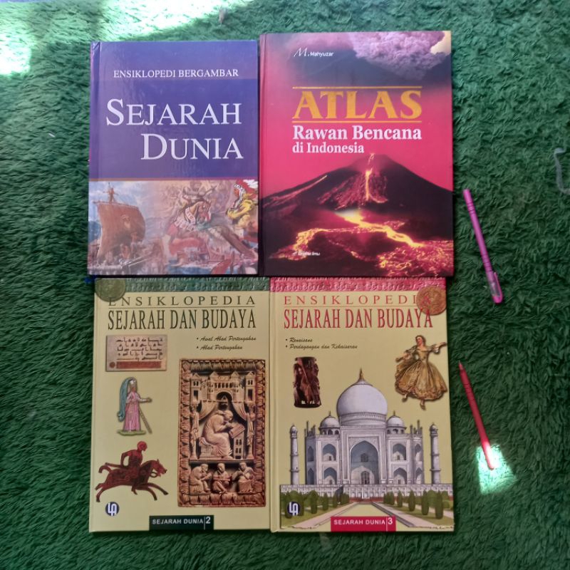 ORIGINAL BUKU ENSIKLOPEDIA SEJARAH DUNIA ATLAS RAWAN BENCANA DI INDONESIA SEJARAH DAN BUDAYA JILID 2