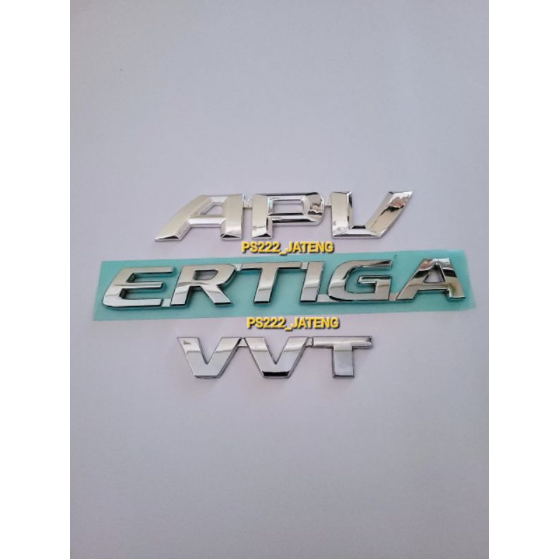 Emblem suzuki apv/ emblem tulisan ertiga/ emblem tulisan vvt/ emblem tulisan apv