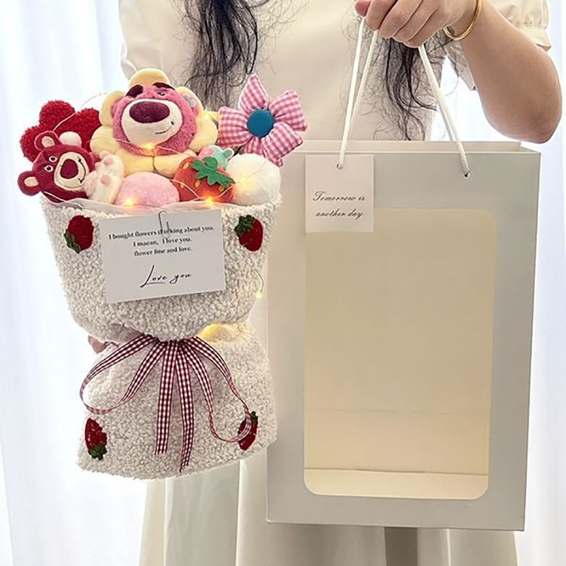 FREE ONGKIR BONEKA BUKET LOTSO HAMPERS LOTSO BONEKA SANRIO KUROMI CINNAMOROLL MYMELODY LUCU MEWAH