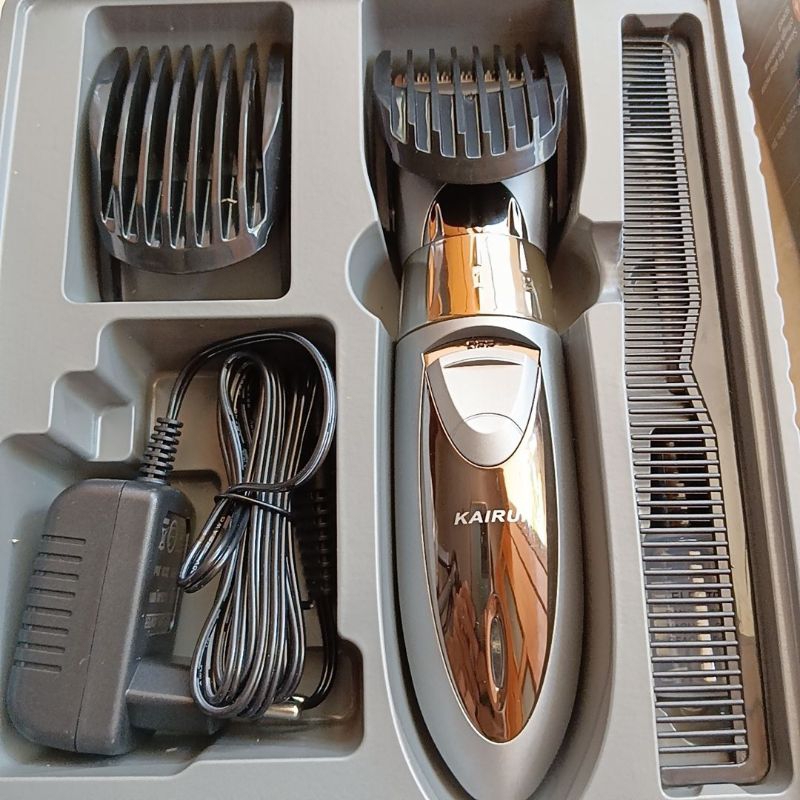 Mesin Cukur Rambut Jenggot Portabel Cas Ulang