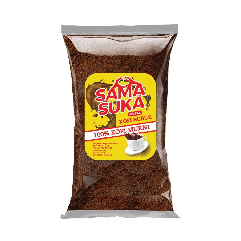 

Kopi Sama Suka/ Kopi Bubuk Murni/ Kopi Tubruk, kemasan 250 g