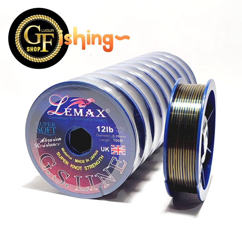 SENAR PANCING LEMAX SUPER SOFT-ABRASION RESISTANCE / 0.26mm / 100m