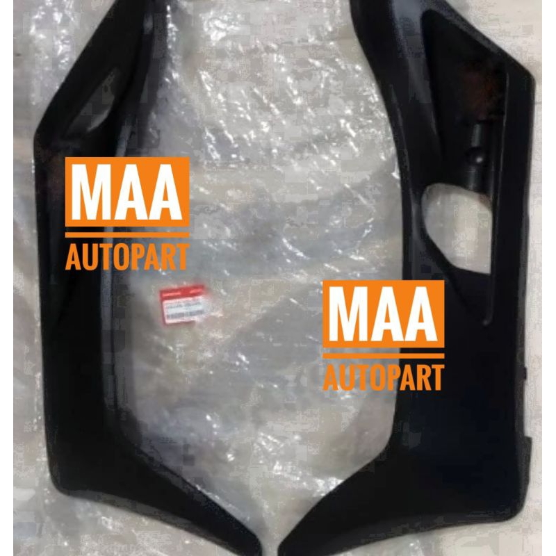 Cover Side Floor Dek Samping Bawah PCX 150 CBU 2014 2015 2016 2017 Hitam Kilap Black Metalik Glossy 