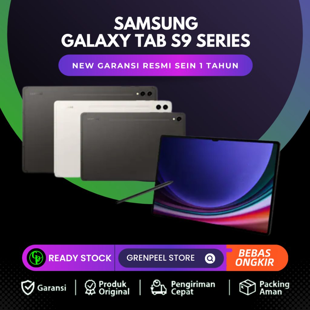 SAMSUNG GALAXY TAB S9 ULTRA | S9 PLUS | S9 5G 256GB 512GB 1TB GARANSI RESMI SEIN