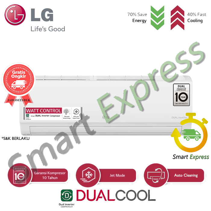 AC LG T05EV5 / T-05EV5 / 05EV5 - (1/2 PK / UNIT ONLY / DUAL INVERTER)