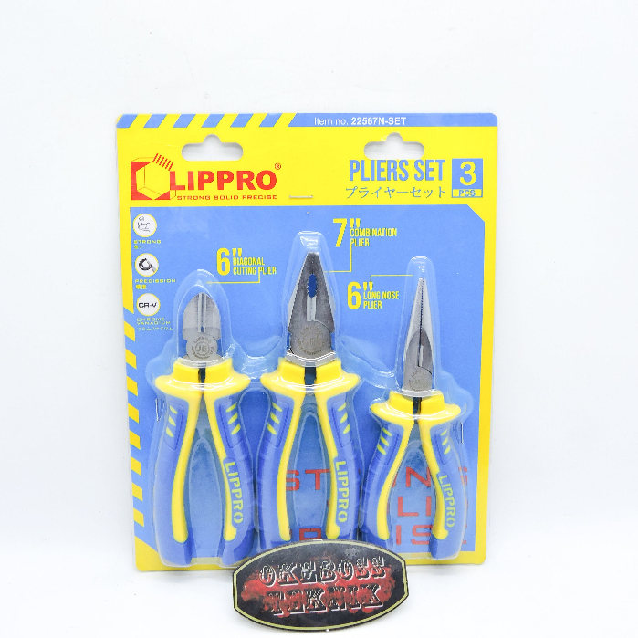 Tang set 3 pcs Lippro