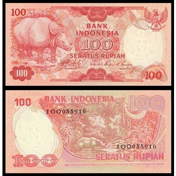Uang Kuno INDONESIA 100 Rupiah 1977