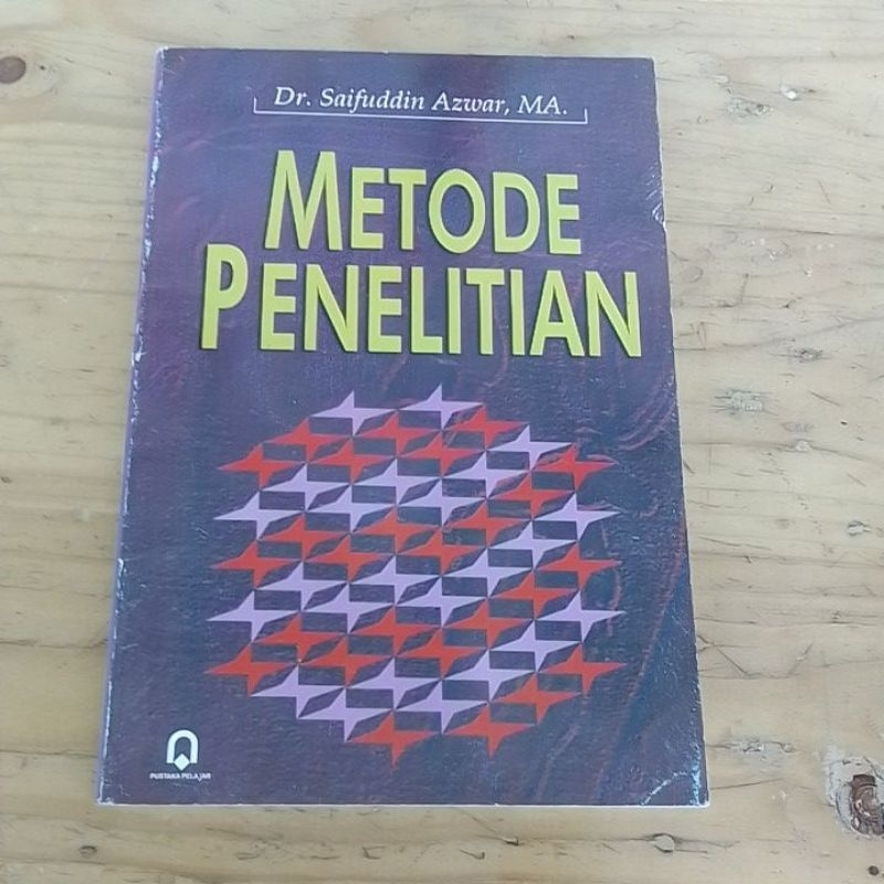 buku metode penelitian Saifuddin azwar
