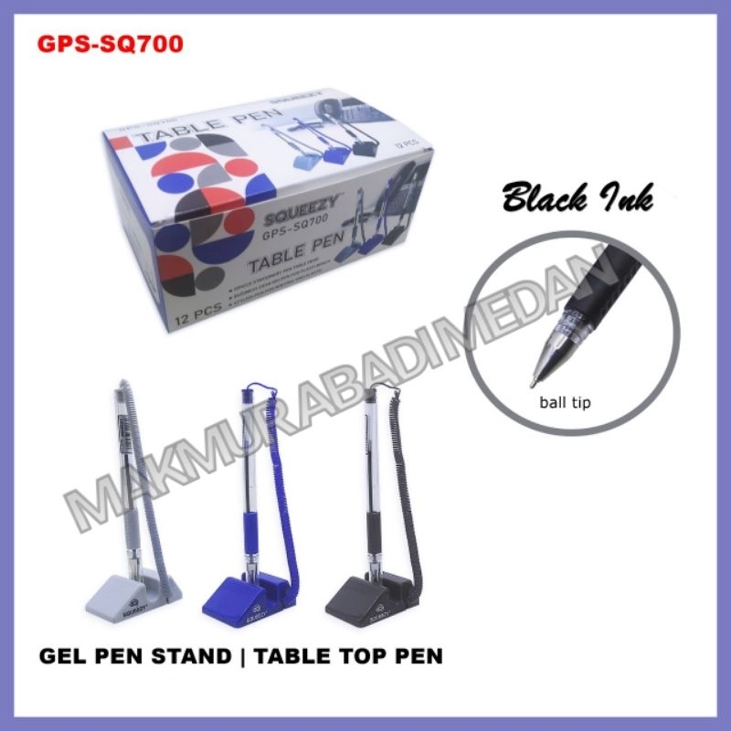 

(1 Pcs) Pulpen Meja Squeezy/Gel Pen Stand Squeezy/Table Top Pen/Pulpen Stand/Table Pen GPS-SQ700