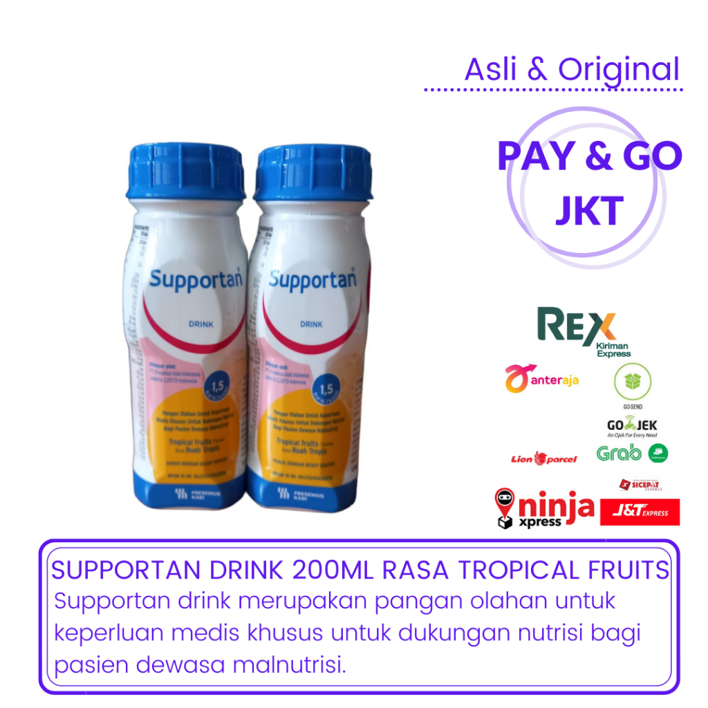 SUPPORTAN DRINK TROPICAL FRUIT 200ML KHUSUS MALNUTRISI