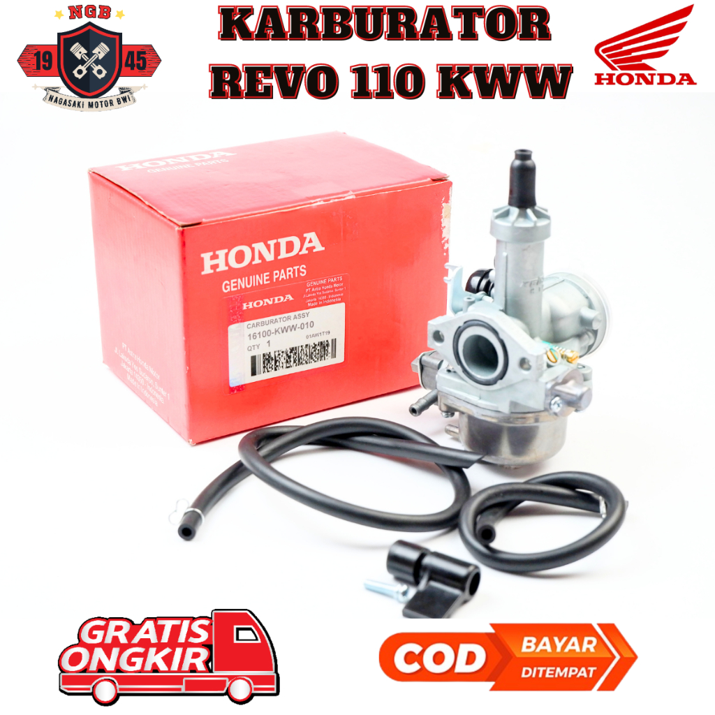 Karburator motor honda revo 110 KWW Carburator revo lama Karbu Revo Absolute Karburator revo 110 Old