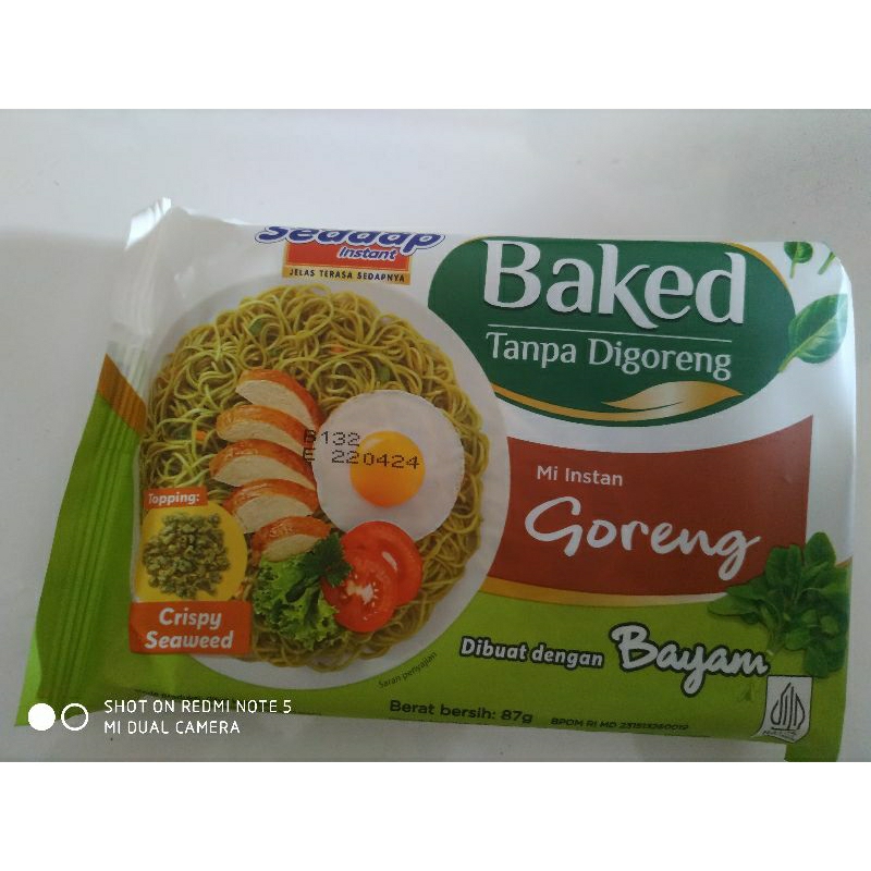 

mi sedap baked goreng isi 5 pcs