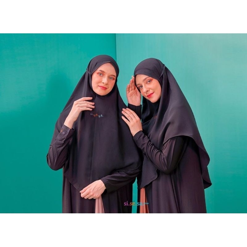 sisesa bergo syariah black preloved VGC