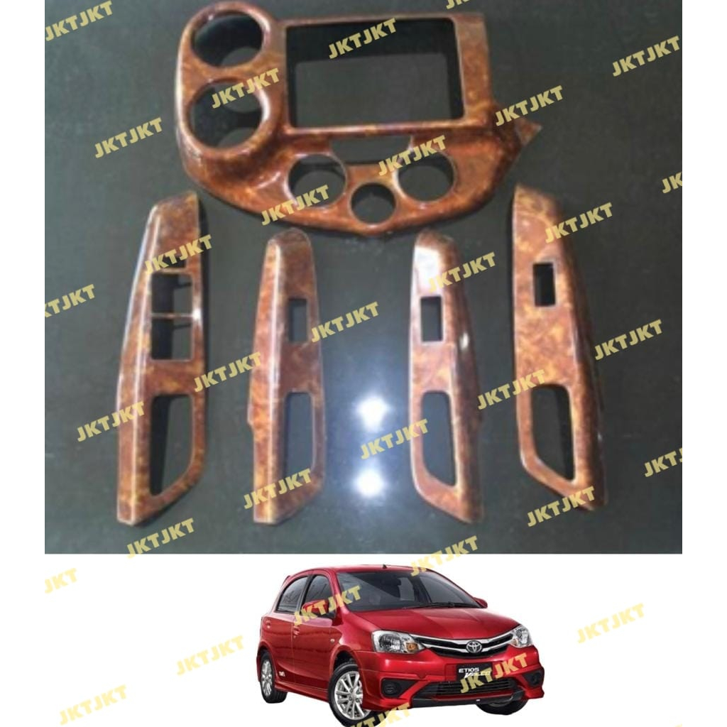 panel Wood 5 pc Etios Kayu .