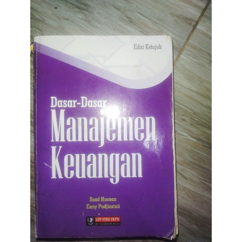 

buku manajemen dasar dasar manajemen keuangan ( suad dan enny)