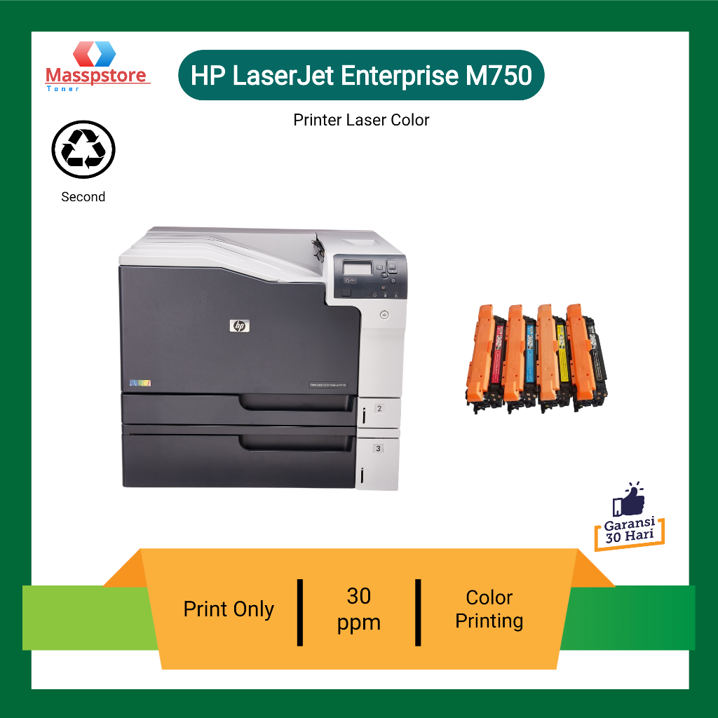 Printer Hp LaserJet Enterprise M750 Color Printer Laser A3