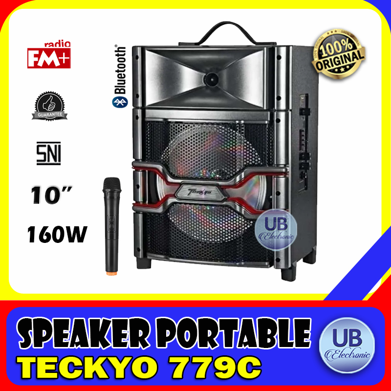 GMC TECKYO 779C Speaker Portable/Pengeras Suara Portable BLUETOOTH USB