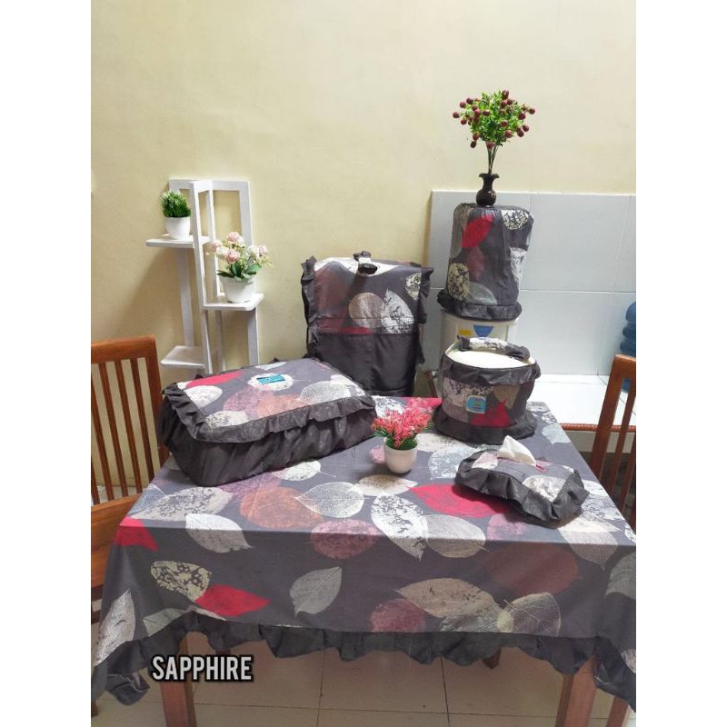 Kitchen Set Home Set Taplak Meja Makan Tudung Saji Tutup Magicom Murah COD TERLARIS