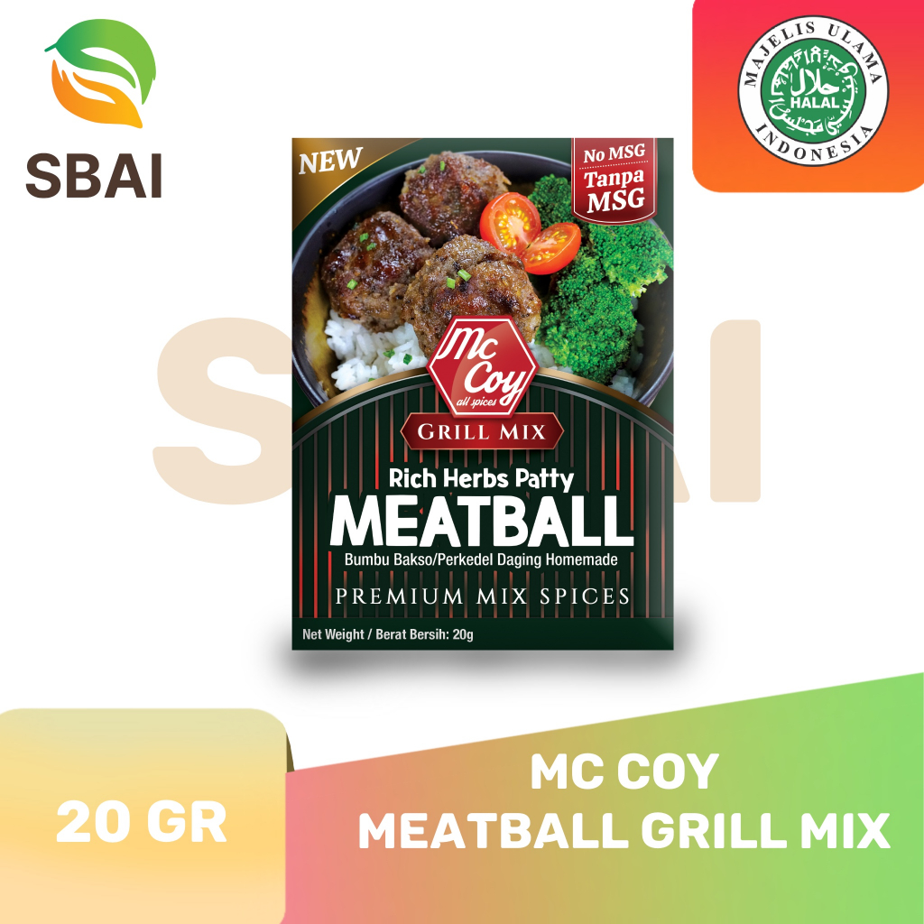 

MC Coy Bumbu Meat Ball 20 gr