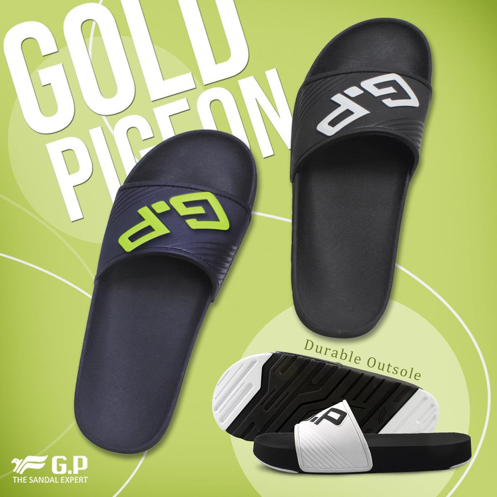 Sandal Pria Gold Pigeon UltraLite Sliders