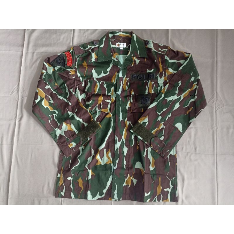 Seragam PDL Jatah Tactical Loreng Brimob