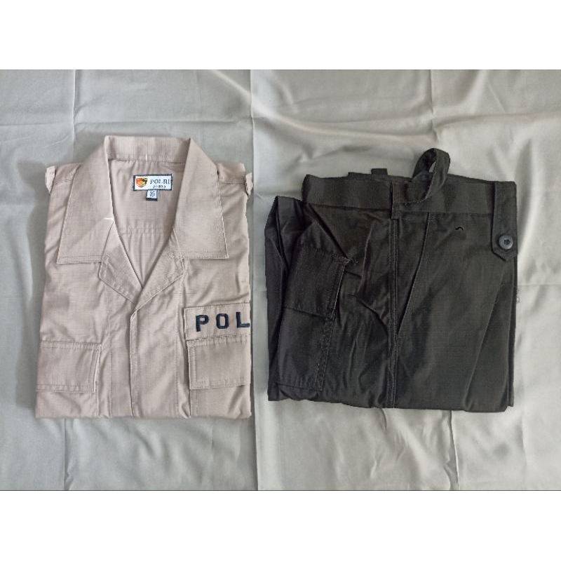 Seragam PDL Coklat Jatah POLRI