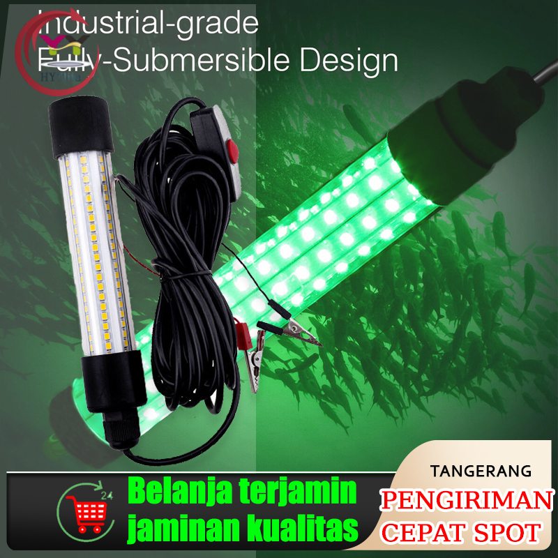 Lampu bawah air Persediaan Menarik Ikan Lampu Dalam Air Umpan Ikan Umpan Cahaya untuk Memancing lamp