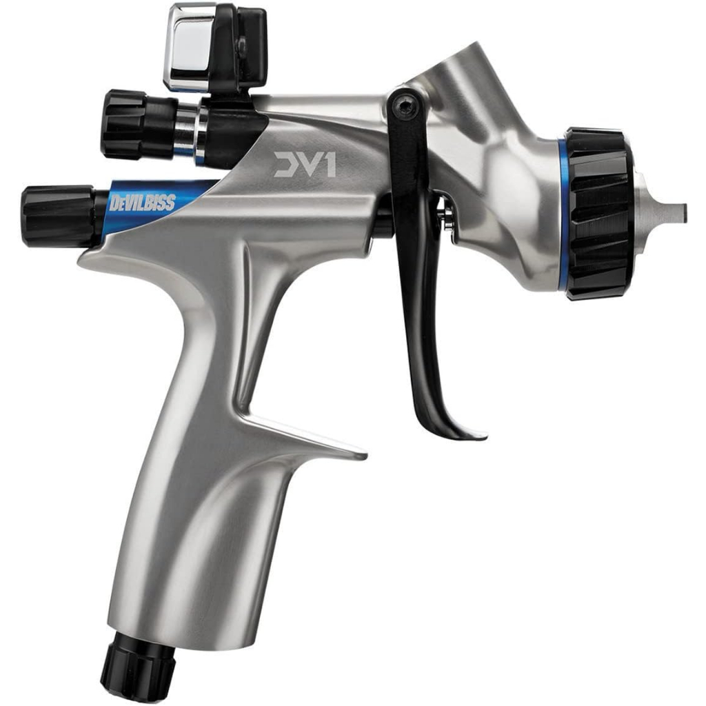 DEVILBISS DV1-B+ Clearcoat Digital HVLP Plus Gravity Feed Spray Gun 1.3mm Tip 600ML CUP