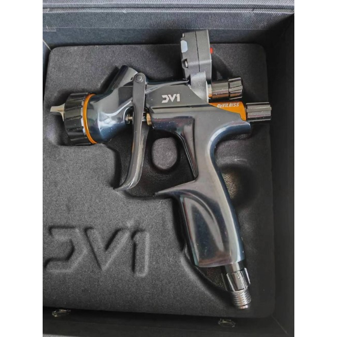 Devilbiss 704521 DV1 Clearcoat Gun w/ Digital Gauge Replaces 704520 600ml cup
