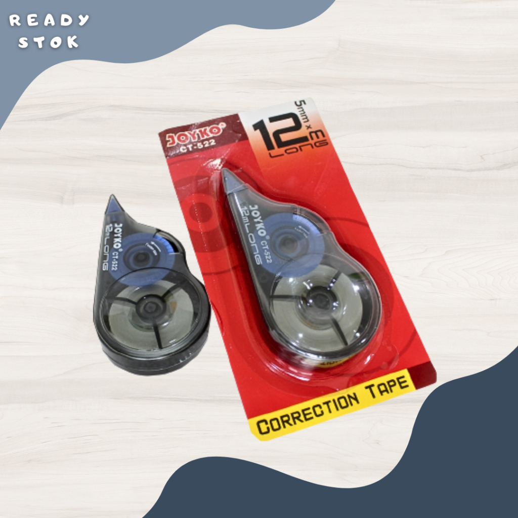 

TIPE X KERTAS/CORRECTION TAPE JOYKO/CORRECTION TAPE CT-522(PCS)