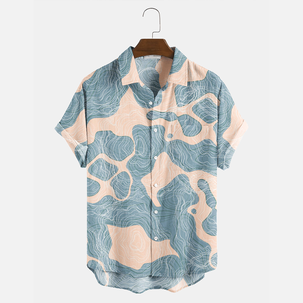 Kemeja pria - Abstract Stone Island