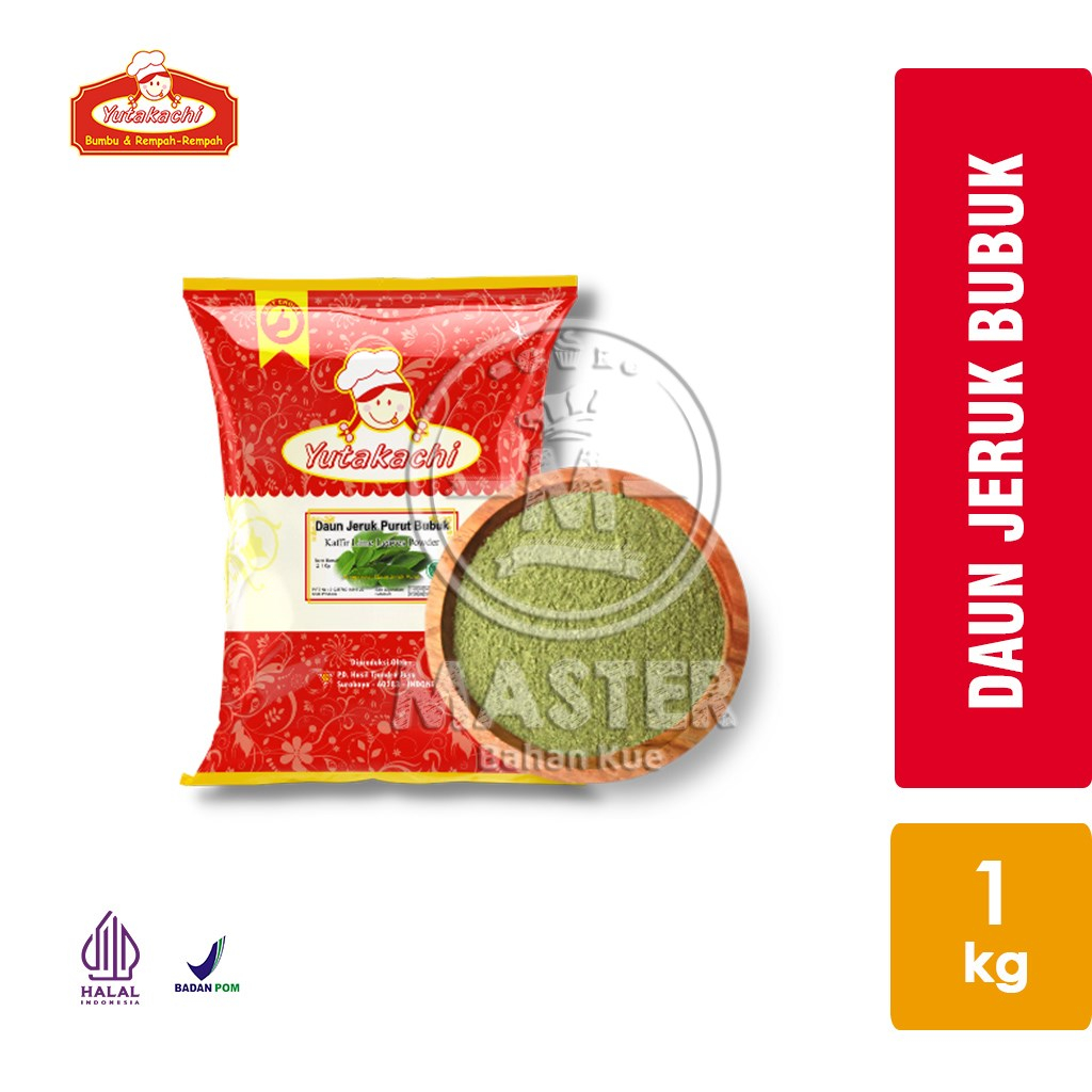 

Daun Jeruk Purut Bubuk Yutakachi / Kaffir Lime Leaves Powder [1 kg]