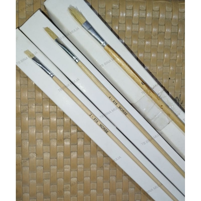 

kuas gambar kuas lukis no. 2 4 6, kuas gagang panjang,kuas lukis putih