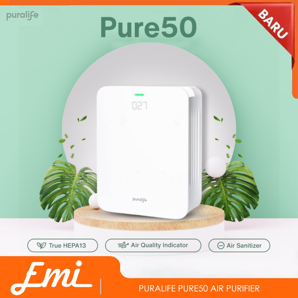 Puralife Pure50 Air Purifier Penyaring Udara HEPA13 Anti Virus Bakteri