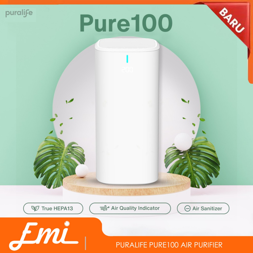 Puralife Pure100 Air Purifier Penyaring Udara HEPA13 Anti Virus Bakteri