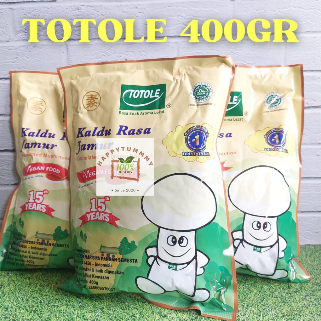 

HPT - TOTOLE 400Gr/Kaldu Jamur Perisa/Jamur Mushroom Powder /Vegan Food/ Penyedap Makanan