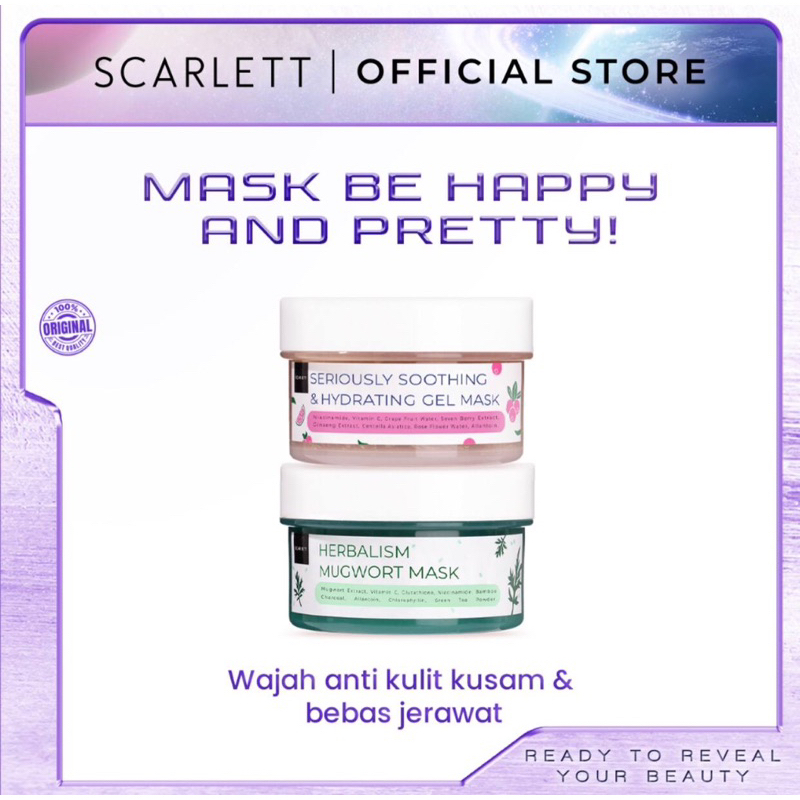 SCARLETT Mugwort Mask Shooting Mask