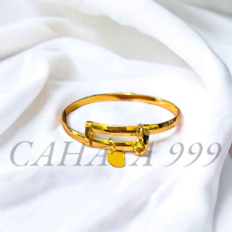 gelang karo dewasa medan mas 22k fleksibel